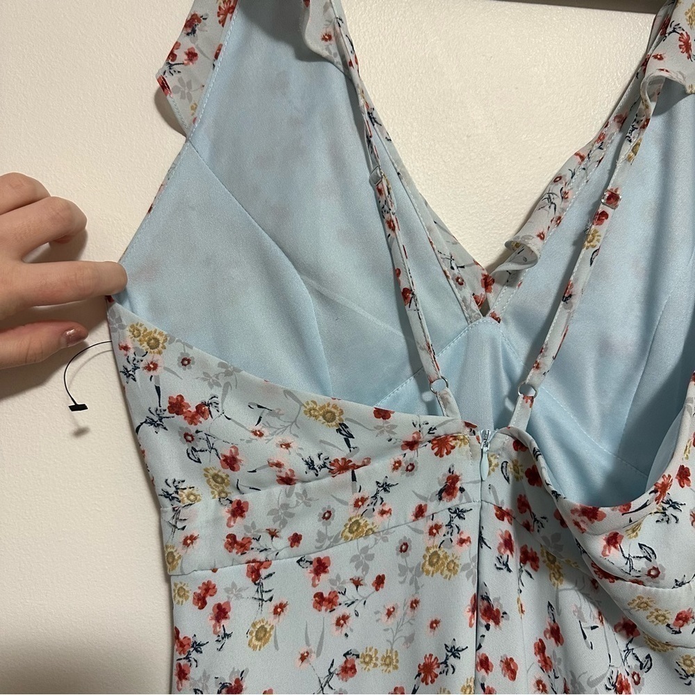 Lulus By the Bouq Floral Ruffle Mini Dress - Picture 5 of 8